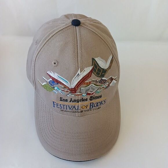 Vintage NOS The Game LA Times Festival Of Books Hat Cap UCLA Khaki Dad Hat main image 5